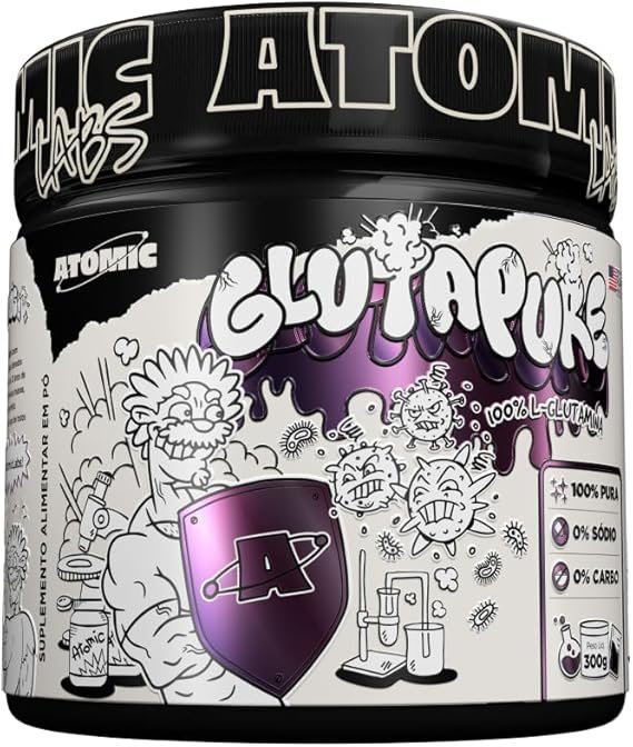 Gluta-Pure-Atomic-Labs-300g-de-L-Glutamina-pura-para-fortalecimento-muscular-e-recuperacao-pos-treino.jpg Gluta Pure Atomic Labs - 300g de L-Glutamina pura para fortalecimento muscular e recuperação pós-treino - Imagem 1